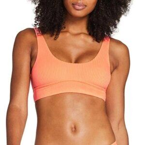 Vitamin A Sienna Top Bikini Top EcoRib Dayglow Orange 12 XL